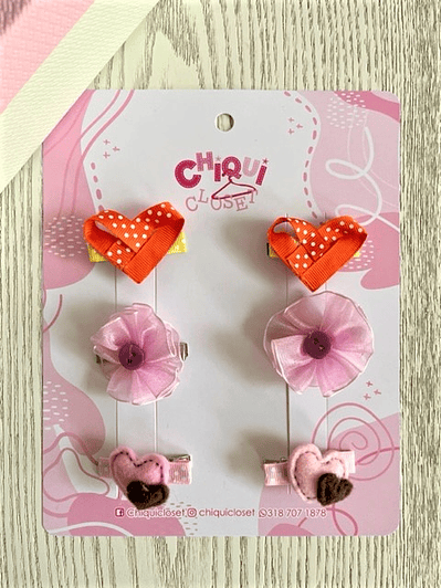 Pinzas decorativas niñas 