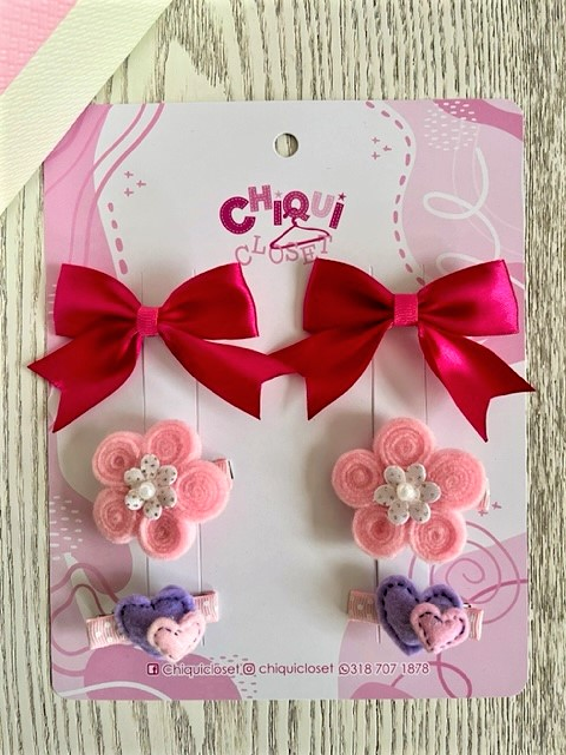 Pinzas decorativas niñas  1