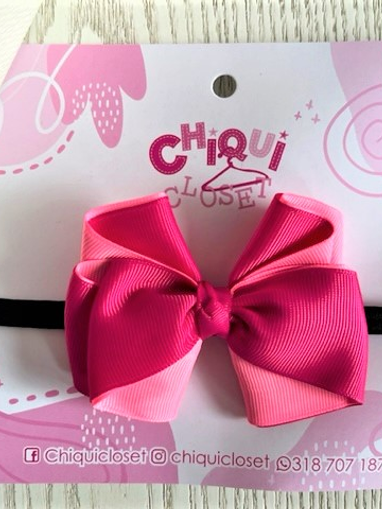 Balaca Moño fucsia  1