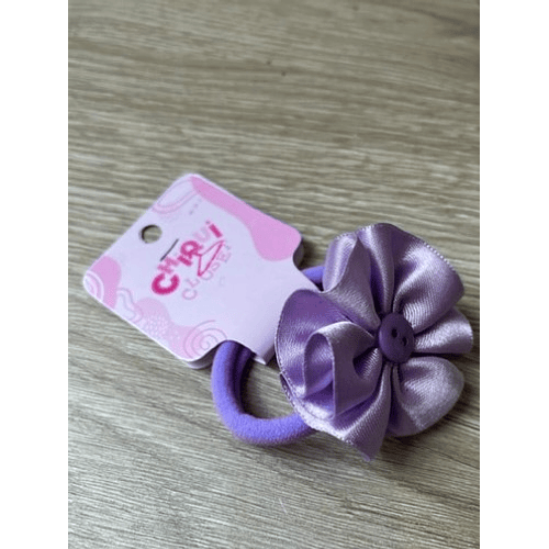 Moña flor lila 