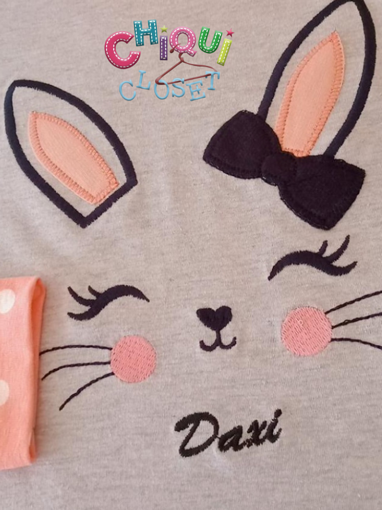 Pijama coneja rosa 2