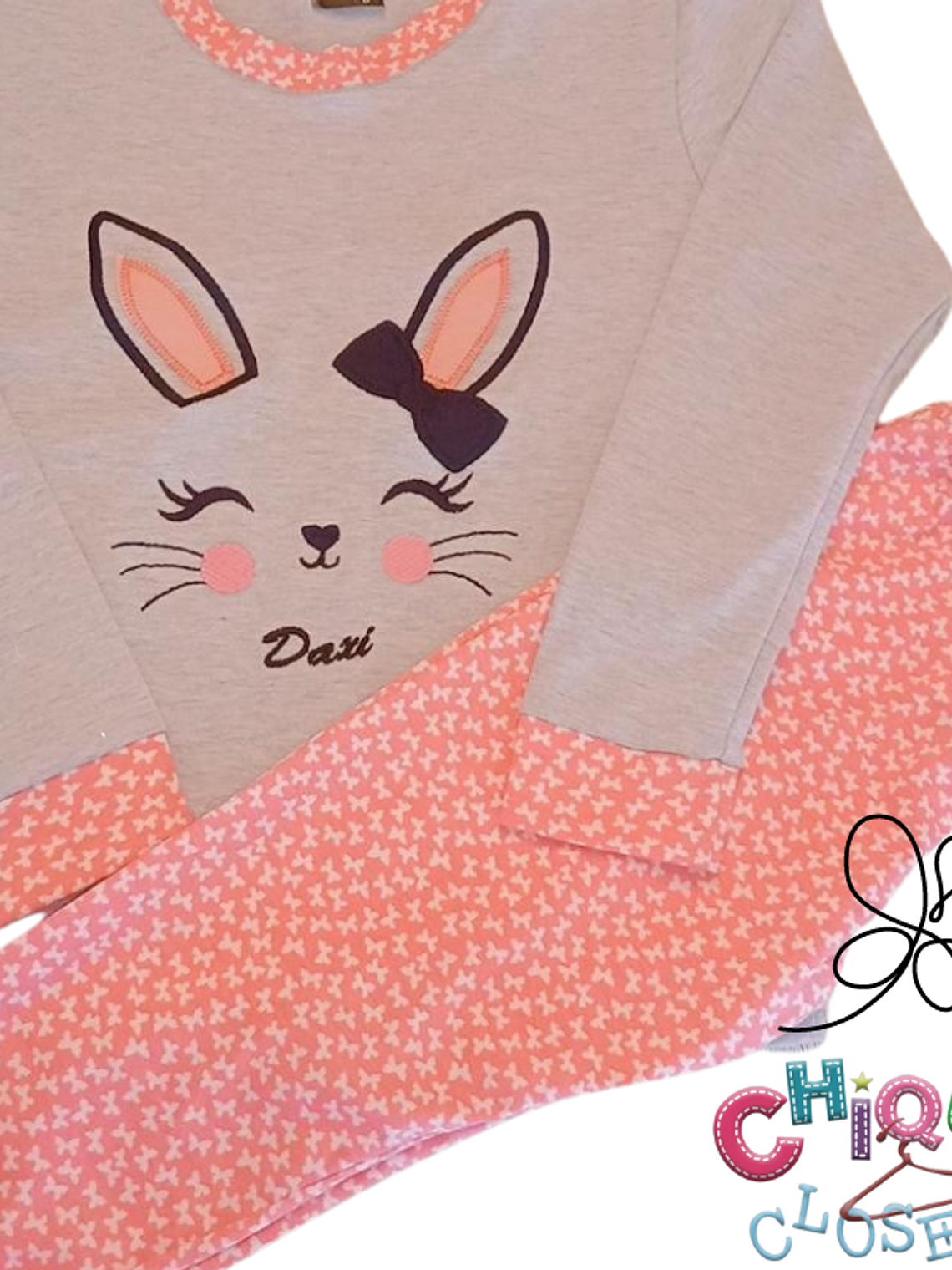 Pijama coneja rosa 1