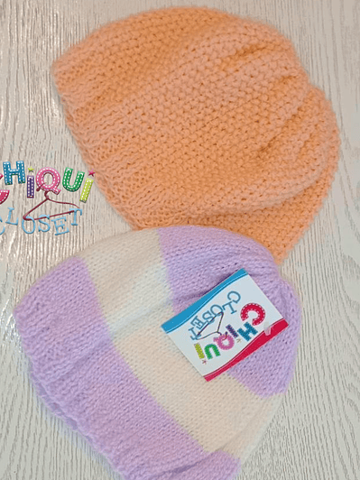 Set gorros tejidos 