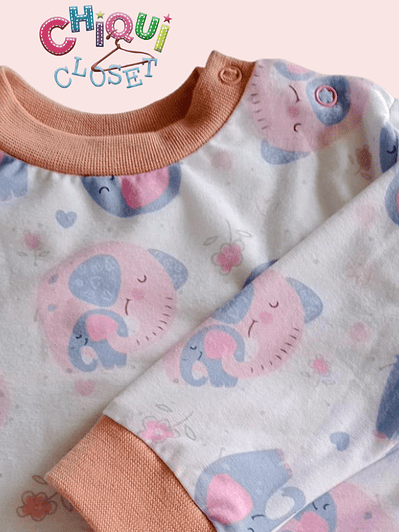 Pijama Elefantes dos piezas 