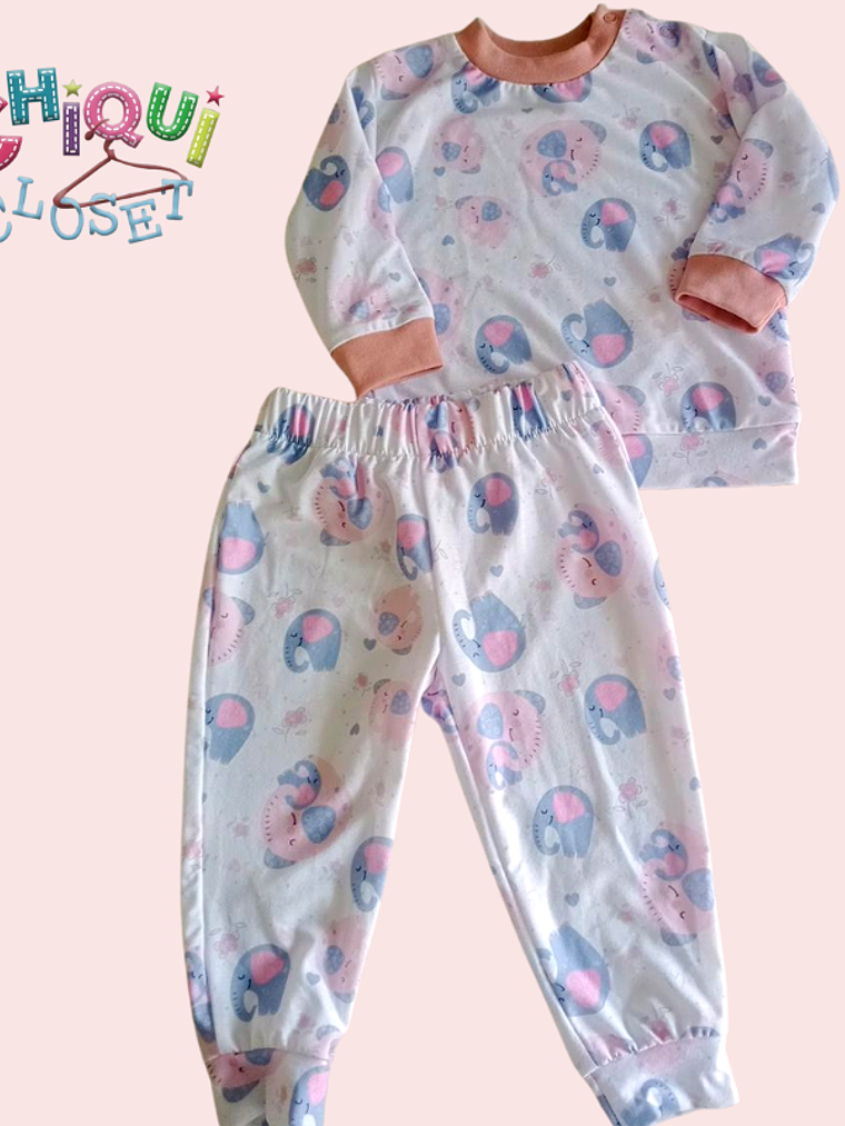 Pijama Elefantes dos piezas  2