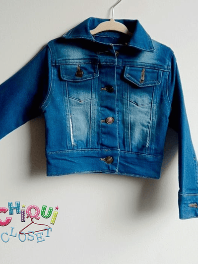 Chaqueta en jean azul 