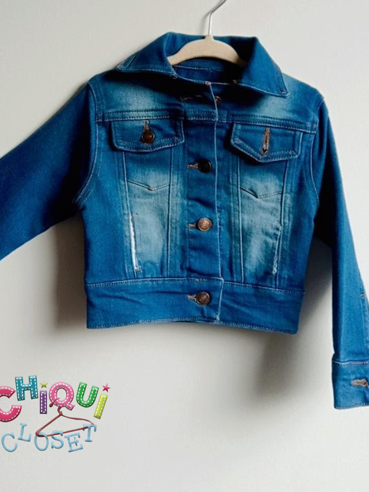 Chaqueta en jean azul  1