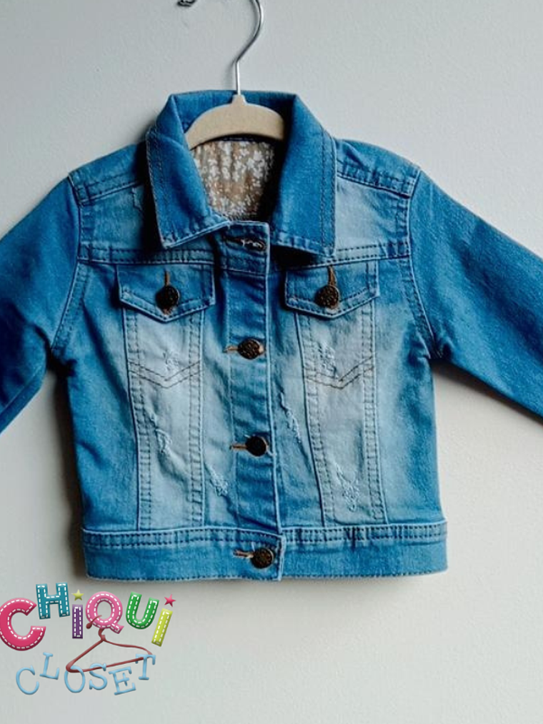 Chaqueta en jean prelavada  2