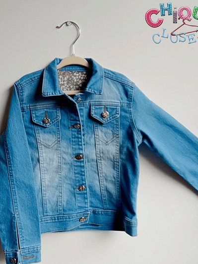 Chaqueta en jean claro