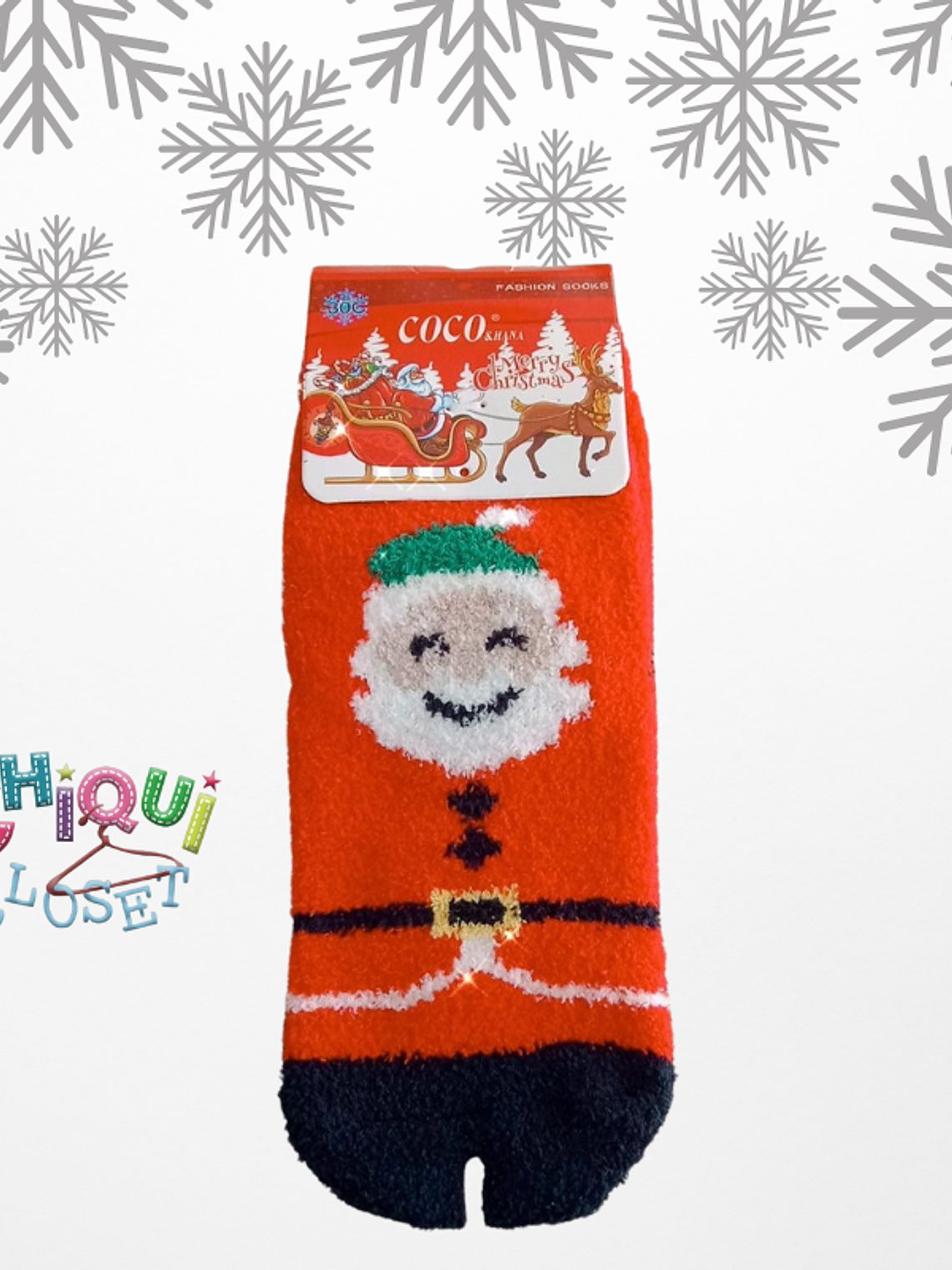 Medias Afelpadas Navideñas  4