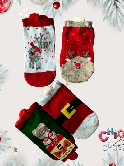 Medias Navideñas Bebés 
