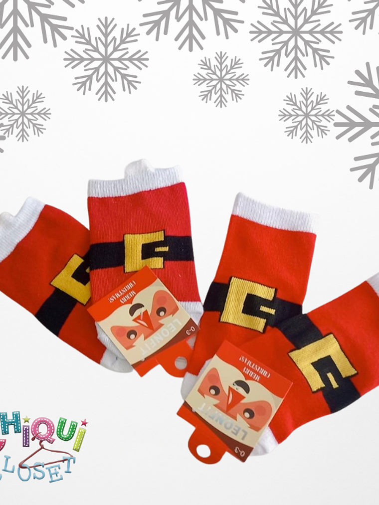 Medias Navideñas Bebés  5