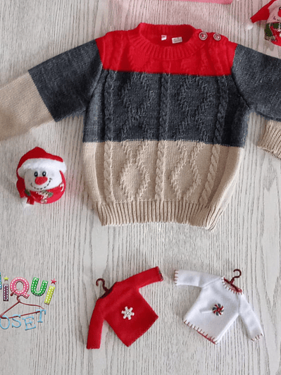 Sweater Combinado 