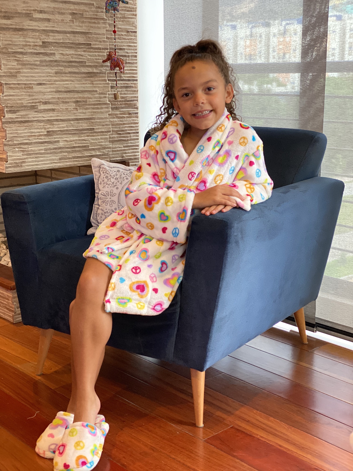 Bata estampada corazones 1