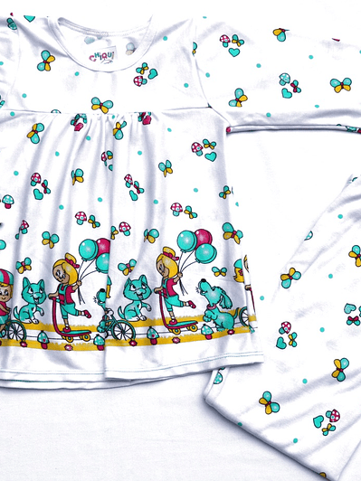Pijama Niñas Jugando