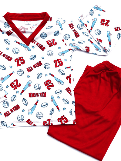 Pijama All Stars Cuello V