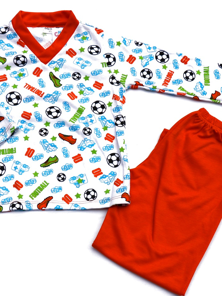 Pijama Fútbol Cuello V 2