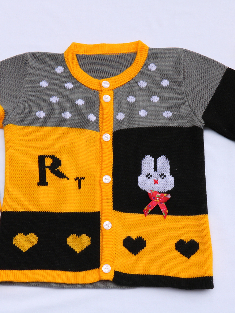 Sweater Abierto en colores Combinado 1