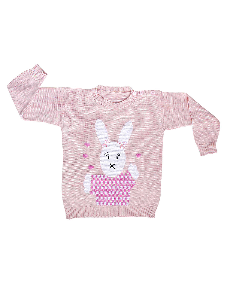 Sweater Coneja con Cintas