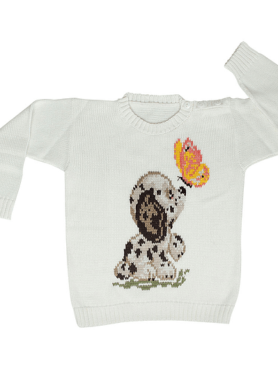 Sweater Perrito y Mariposa