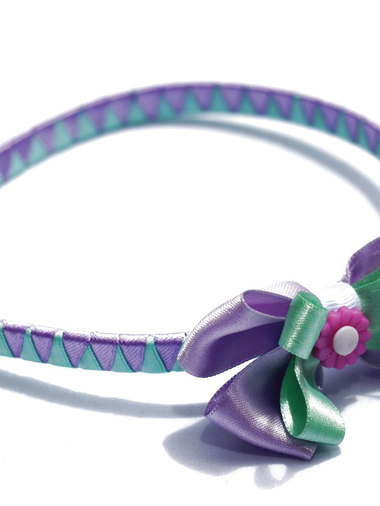 Diadema Trenzada con Corbatín 3