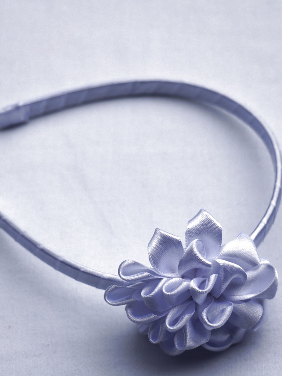 Diadema Trenzada Blanca 2