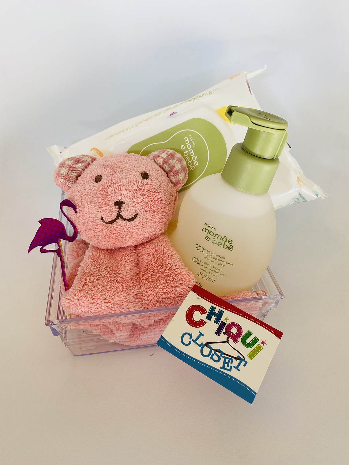 Set 3 productos - Osito Rosado 1