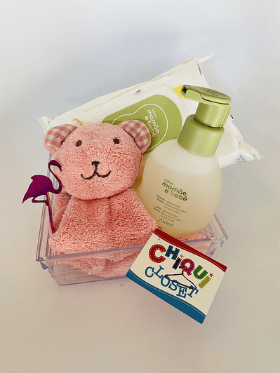 Set 3 productos - Osito Rosado