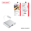 Adaptador Type-C a HDMI 3 IN 1 1