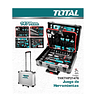 Caja de herramientas de 147 piezas Maleta de aluminio TOTAL THKTHP21476 1
