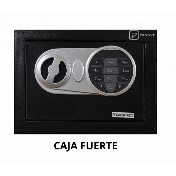 Caja Fuerte De Seguridad Con Clave y Llave I P Proove I