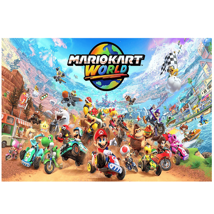 Nintendo Switch 2 + Juego Digital Mario Kart World + 15 En 1 2