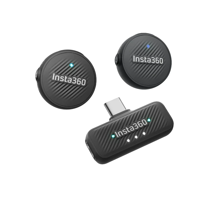 INSTA360 SET Micrófono Transmisor Aereo | Mic 1TX + AIRTX/RX 1