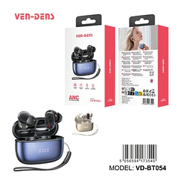 Auriculares estéreo Ven-Dens Bluetooth 5.4 VD-BT054
