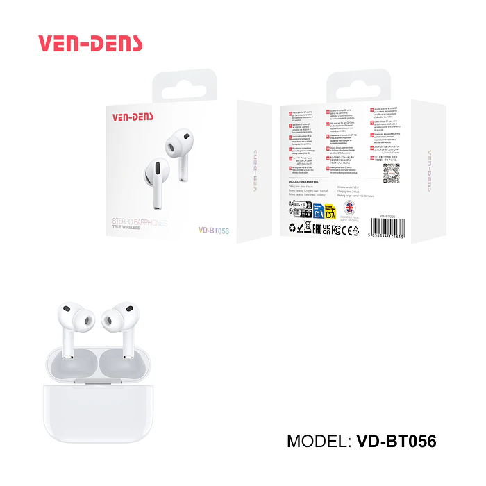 Auriculares estéreo Ven-Dens Bluetooth 5.4 VD-BT056