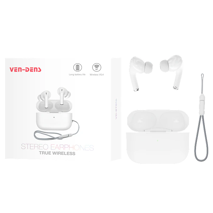 Auriculares estéreo Ven-Dens Bluetooth 5.4 VD-BT016