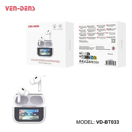 Auriculares estéreo Ven-Dens Bluetooth 5.3 VD-BT033