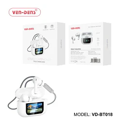 Auriculares estéreo Ven-Dens Bluetooth 5.4 VD-BT018