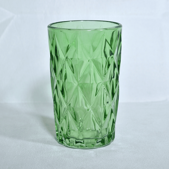 Vasos Rombo Grande Verde (6 piezas) 1