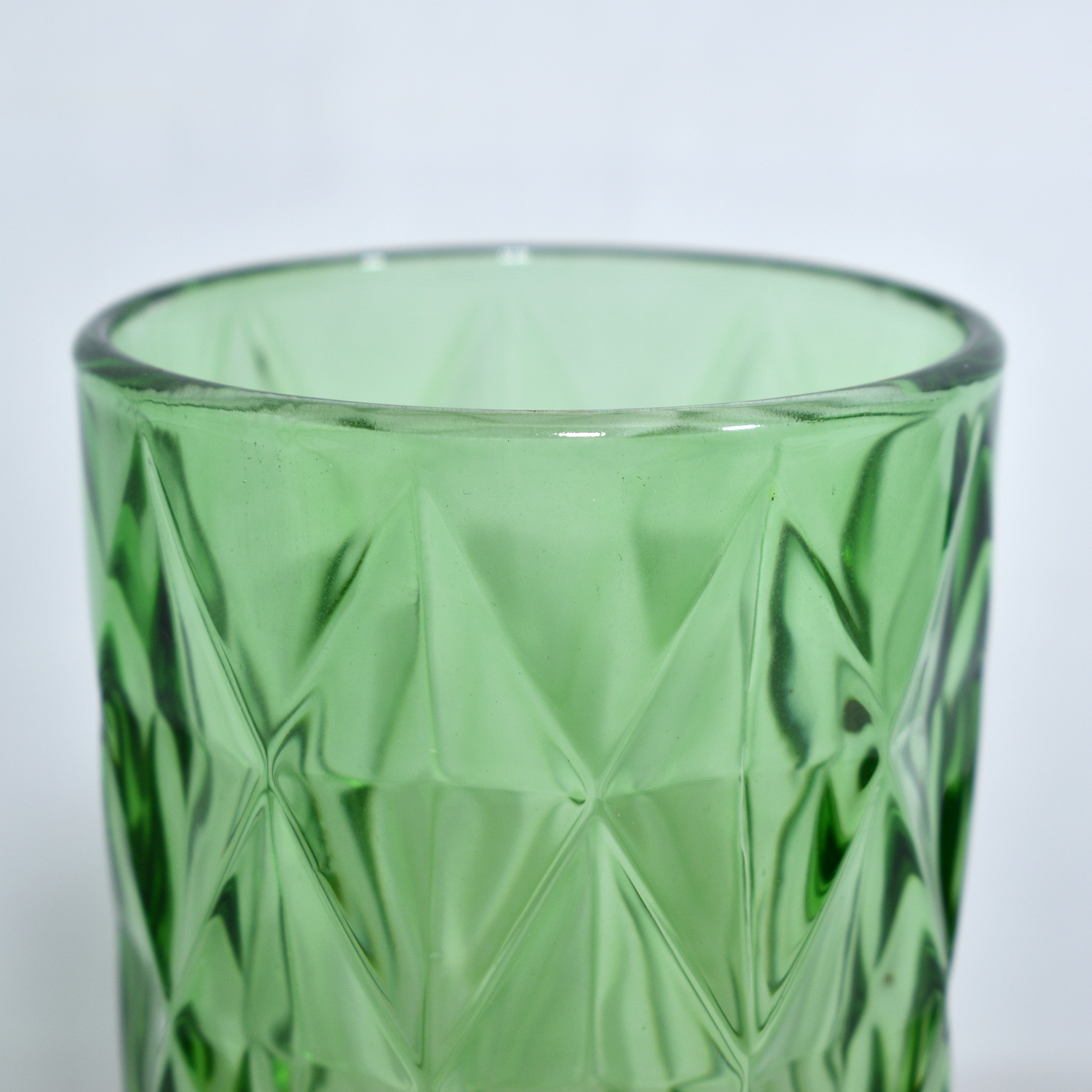 Vasos Rombo Grande Verde (6 piezas) 3