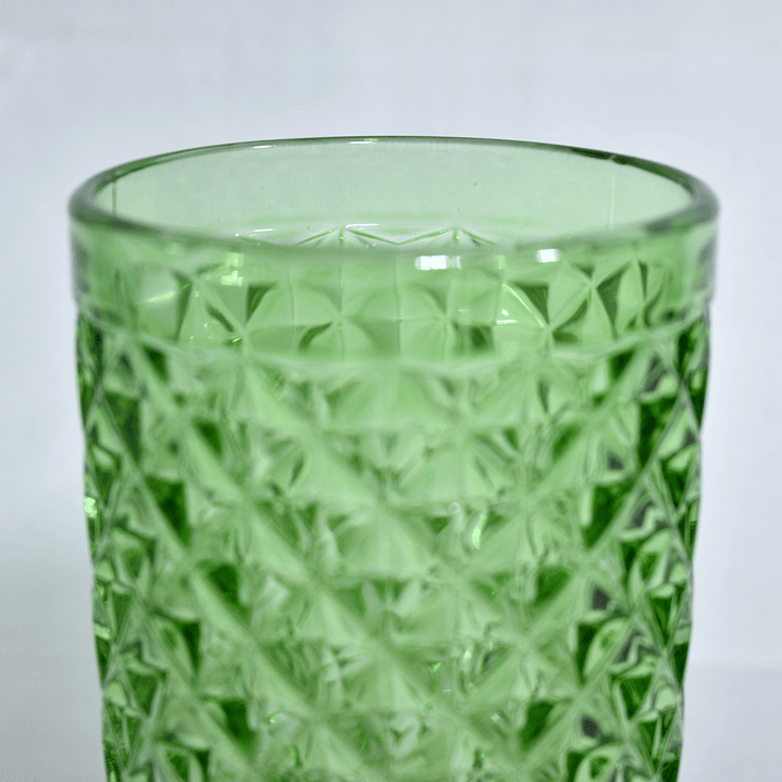 Vasos Rombo Pequeño Verde (6 piezas) 5