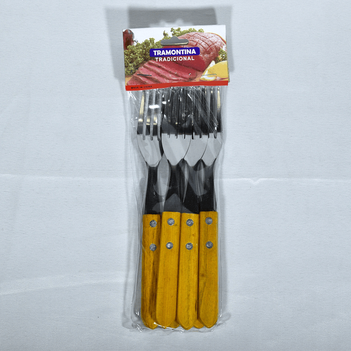 Set Tenedores mango Madera (6 unidades) 2