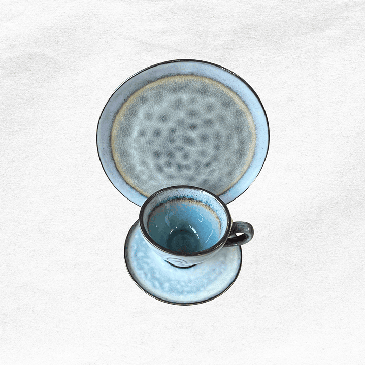 Set Taza/Platillo 04 (3 piezas) 2