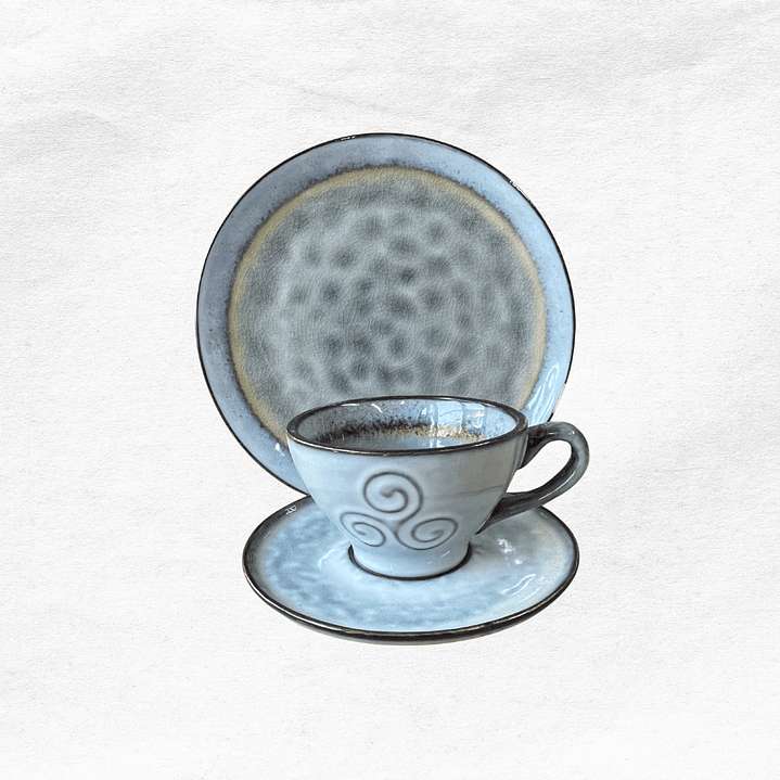Set Taza/Platillo 04 (3 piezas) 1