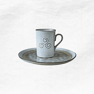 Set Taza/Platillo 06 (2 piezas)