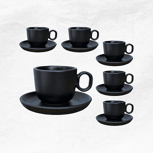 Set Taza/Platillo 0563 (12 piezas)
