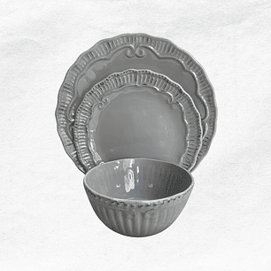 Juego Toscano Gris (3 piezas)