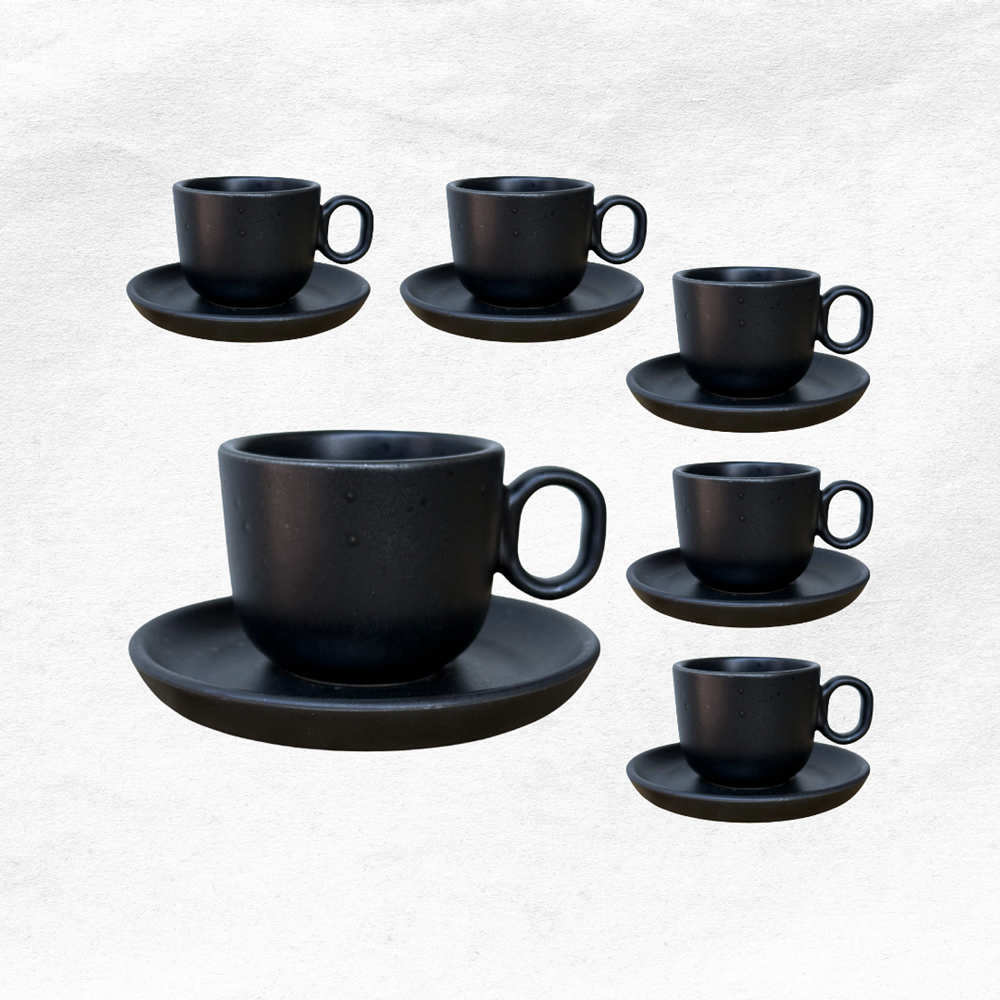 Set Grafito Taza/Platillo 0563 (12 piezas) 1