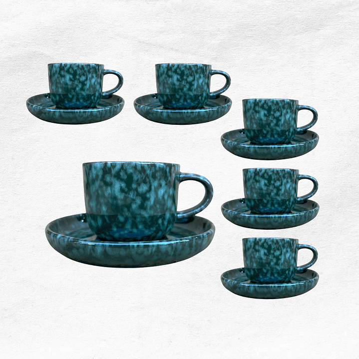 Set Taza/Platillo 0558 (12 piezas)