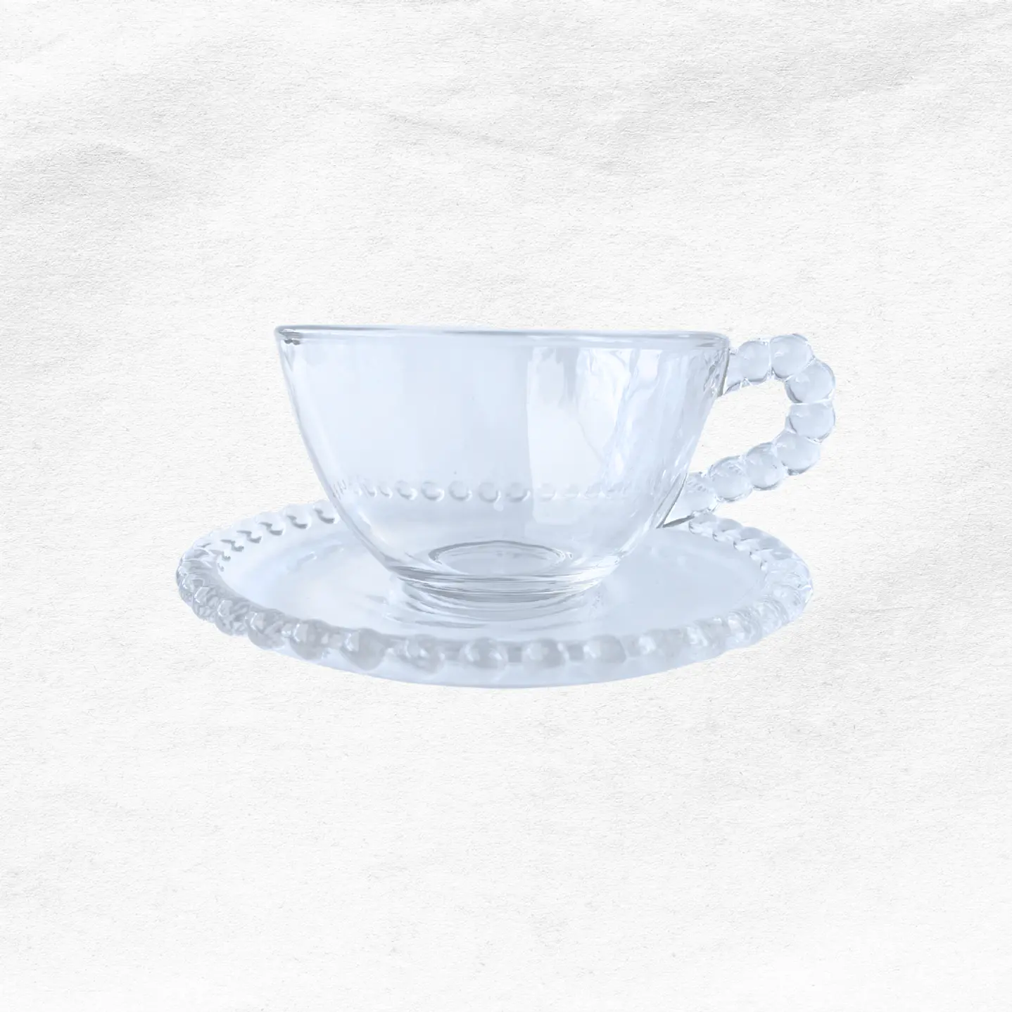 Set Taza/Platillo Vidrio C122 (6 unidades) 2